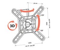 Лот: 15887103. Фото: 3. Кронштейн для LCD/LED тв 15"-43... Бытовая техника