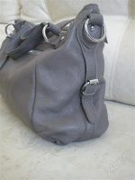 Лот: 1599271. Фото: 2. сумка кожа, серая. Аксессуары