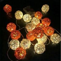 Лот: 10797094. Фото: 4. Гирлянда из ротанга, 20 LED, USB... Красноярск