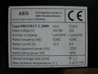 Лот: 13954540. Фото: 3. ИБП On-Line AEG Protect C.2000. Компьютеры, оргтехника, канцтовары