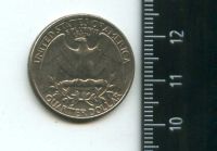 Лот: 16916156. Фото: 2. (№7077) США 25 центов 1983 год... Монеты