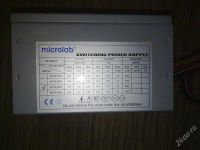 Лот: 2211975. Фото: 2. БП Microlab M-ATX-360W не рабочий. Комплектующие