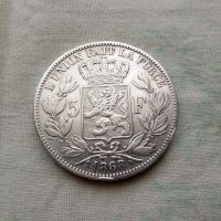 Лот: 17916353. Фото: 4. 5 франков 1868 год серебро Леопольд... Красноярск