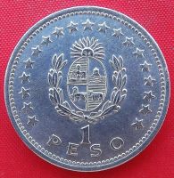 Лот: 3804686. Фото: 2. (№3266/LA) 1 песо 1960 (Уругвай... Монеты