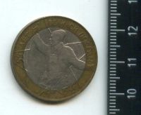 Лот: 16927967. Фото: 2. (№7123 ) 10 рублей 2000 года БИМ... Монеты