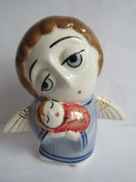 Лот: 17473553. Фото: 6. Ангел Хранитель девочки статуэтка...