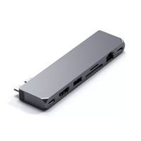 Лот: 21438478. Фото: 2. USB-хаб Satechi Pro Hub Max, серый... Носители информации
