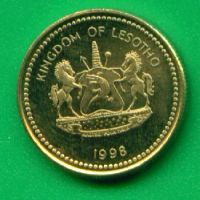 Лот: 9973719. Фото: 2. Лесото 20 лисенте 1998 (587). Монеты