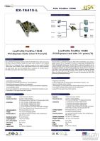 Лот: 17999569. Фото: 2. Плата ExSys EX-16415 - PCI-Express... Комплектующие