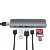 Лот: 21439124. Фото: 2. USB-хаб Satechi Aluminum Pro Hub... Периферия