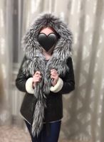 Лот: 12786698. Фото: 5. Новая Утеплённая кожная куртка...
