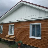 Лот: 24026431. Фото: 3. Сайдинг МЕТАЛЛ ПРОФИЛЬ Lбрус-XL-14х335... Строительство и ремонт