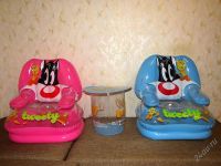 Лот: 1978491. Фото: 3. Комплект детской надувной мебели... Мебель