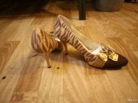 Лот: 10026410. Фото: 2. Туфли с позолотой р.39. Женская обувь