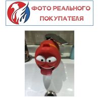 Лот: 11235689. Фото: 2. Насадка на кран "Красная мультяшная... Кормление и уход, гигиена
