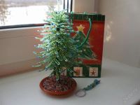 Лот: 2252970. Фото: 2. Елочка из бисера + брелок с символом... Красноярск