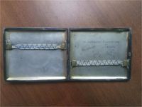 Лот: 9721228. Фото: 2. Портсигар 1924 года. Серебро... Антиквариат