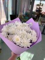 Лот: 15773330. Фото: 2. Букет кустовых Хризантем /9шт. Цветы, букеты