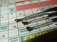 Лот: 12236550. Фото: 2. Набор из трёх торцовых ножей... Ручная работа
