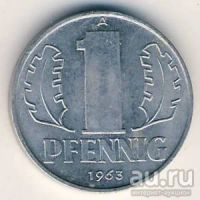 Лот: 8813409. Фото: 2. Германия 1 пфенниг 1964 года ГДР... Монеты