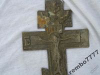 Лот: 5821413. Фото: 2. крест.икона.бронза.19см.религия. Антиквариат