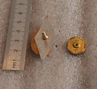 Лот: 25130135. Фото: 3. Знак. Ромб МАУ. Минское артиллерийское... Коллекционирование, моделизм