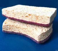 Лот: 13005486. Фото: 2. Губки хозяйственные 2 шт. в наборе... Хозтовары