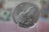 Лот: 23329864. Фото: 2. США 1 доллар 2024 года Серебро... Монеты