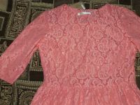 Лот: 14560642. Фото: 2. новое коралловое платье 46-48р. Женская одежда