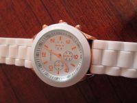 Лот: 4383458. Фото: 2. Часы Geneva белые. Часы, аксессуары