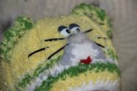 Лот: 4473812. Фото: 2. желтая шапочка унисекс в 2 нитки... Одежда и аксессуары