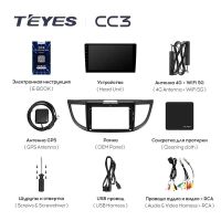 Лот: 21427689. Фото: 5. Штатная магнитола Teyes CC3 4...