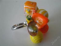 Лот: 510420. Фото: 2. Изделия из полимерной глины кольцо... Ювелирные изделия, бижутерия, часы