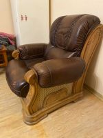 Лот: 16389359. Фото: 5. Кожаный диван и кресло