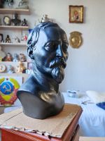 Лот: 23357105. Фото: 2. Бюст Дзержинский силумин ссср. Антиквариат