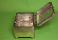 Лот: 918570. Фото: 2. Шкатулка металлическая. Антиквариат