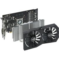 Лот: 20869836. Фото: 5. Видеокарта ASUS AMD Radeon RX...