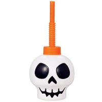 Лот: 16654612. Фото: 2. Стакан-поилка "Улыбающийся череп... Посуда, кухонная утварь