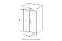 Лот: 25349525. Фото: 4. Душевое ограждение в нишу Hoff. Красноярск