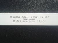 Лот: 19606378. Фото: 2. Led-string GC43D08-ZC22AG-14,GC43D08-ZC22AG-17... Запчасти для бытовой техники