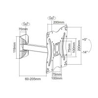 Лот: 16390931. Фото: 2. Кронштейн для LCD/LED телевизоров... Аксессуары