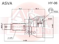 Лот: 21965077. Фото: 2. Шрус Наружный 23X60x27 ASVA арт... Автозапчасти