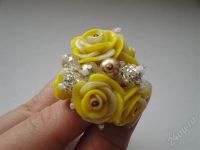 Лот: 575666. Фото: 3. Изделия из полимерной глины,кольцо... Красноярск