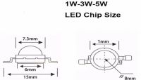 Лот: 14589573. Фото: 3. Светодиод LED Фито 3w растительного... Красноярск