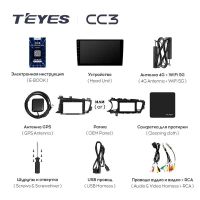 Лот: 21426950. Фото: 5. Штатная магнитола Teyes CC3 4...