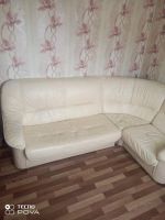 Лот: 21453838. Фото: 3. Диван кожанный угловой. Мебель