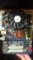 Лот: 8783623. Фото: 2. Комплект Asus p5kpl am in roem... Комплектующие