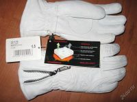 Лот: 1166195. Фото: 2. горнолыжные перчатки кожа натуральная... Спортивная одежда