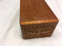 Лот: 25898693. Фото: 5. Шкатулка деревянная резная.