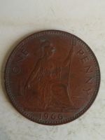 Лот: 17768742. Фото: 2. 1 пенни 1966 Великобритания. Монеты